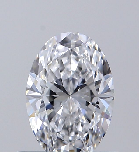 0.5 carat D-VVS1 Natūralus Oval Deimantas (1)