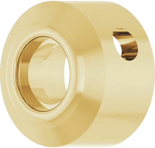 14K Yellow 3 mm Round Bezel-Set Slide Pendant Mounting (2)