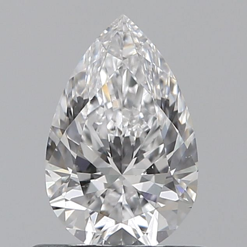 0.6 carat D-VS2 Natūralus Pear Deimantas (1)