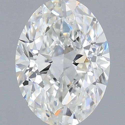 0.5 carat G-SI1 Natūralus Oval Deimantas (1)