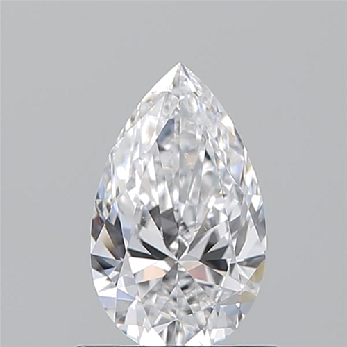 0.7 carat D-VS1 Natūralus Pear Deimantas (1)