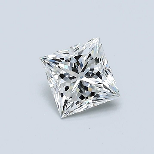 0.58 carat G-VVS2 Natūralus Princess Deimantas (1)