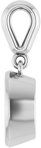 Pakabukas „Bezel-Set“ 925 Sidabro Oval 8mm x 6mm (3)