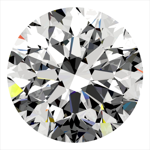 0.4 carat G-SI1 Very Good cut Natūralus Round Deimantas (1)