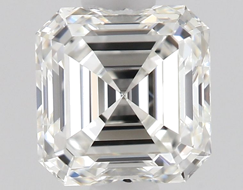 0.5 carat F-VVS2 Natūralus Asscher Deimantas (1)