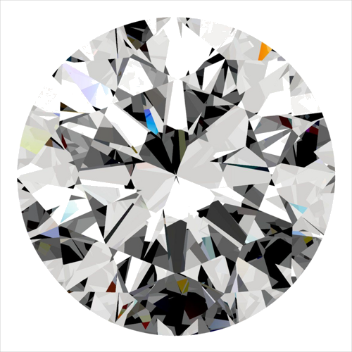 0.33 carat G-VVS1 Excellent cut Natūralus Round Deimantas (1)
