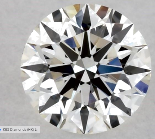 0.3 carat G-SI1 Excellent cut Natūralus Round Deimantas (1)