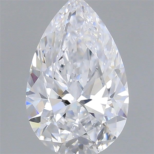 0.51 carat D-VVS1 Natūralus Pear Deimantas (1)