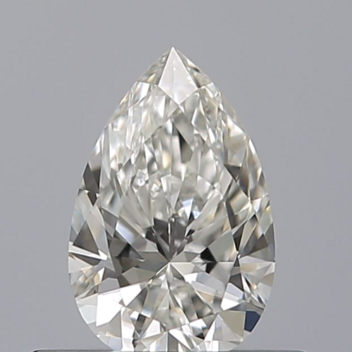 0.4 carat G-VVS1 Natūralus Pear Deimantas (1)