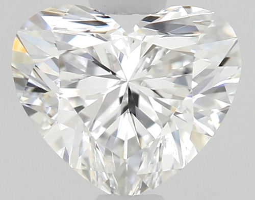 0.52 carat E-VS2 Natūralus Heart Deimantas (1)