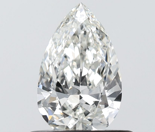 0.51 carat H-IF Natūralus Pear Deimantas (1)