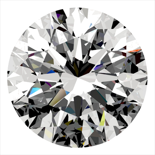 0.32 carat F-VVS2 Excellent cut Natūralus Round Deimantas (1)