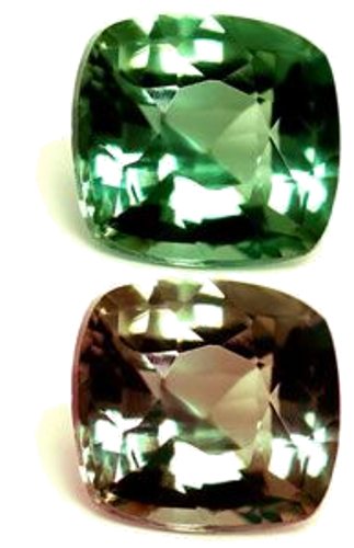 0.39 carat GREEN Cushion Alexandrite (1)