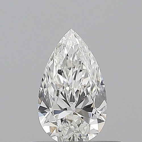 0.5 carat F-IF Natūralus Pear Deimantas (1)