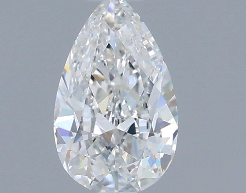 0.4 carat F-VS2 Natūralus Pear Deimantas (1)