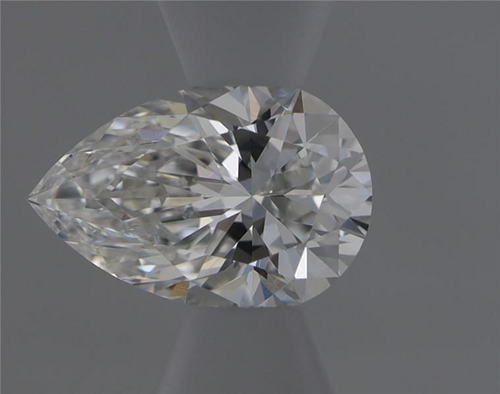 0.31 carat H-VVS1 Natūralus Pear Deimantas (1)