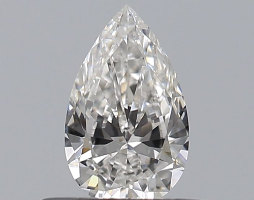 0.35 carat F-VVS1 Natūralus Pear Deimantas (1)