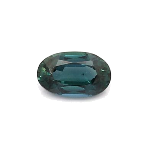 0.47 carat BLUE BRILLIANTSTEP cut Oval Safyras (1)