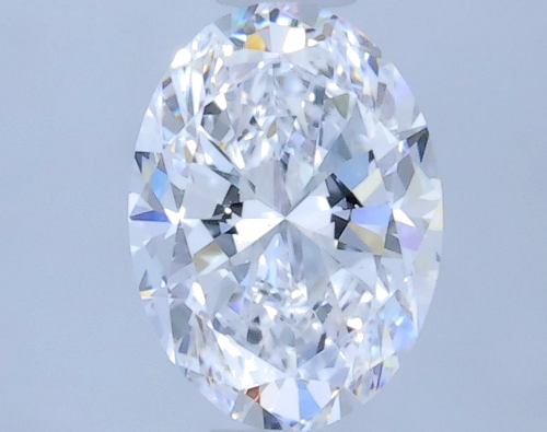 0.5 carat D-VS2 Natūralus Oval Deimantas (1)