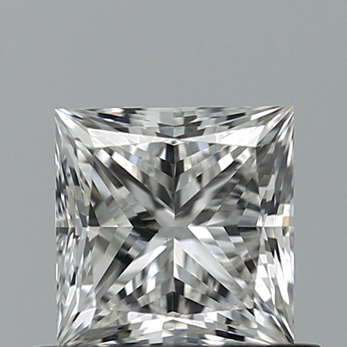0.76 carat E-VS2 Natūralus Princess Deimantas (1)