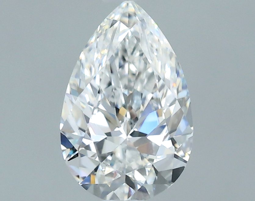 0.5 carat E-VS1 Natūralus Pear Deimantas (1)