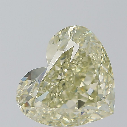 3.24 carat Fancy Brownish Greenish Yellow-VVS2 Natūralus Heart Deimantas (1)