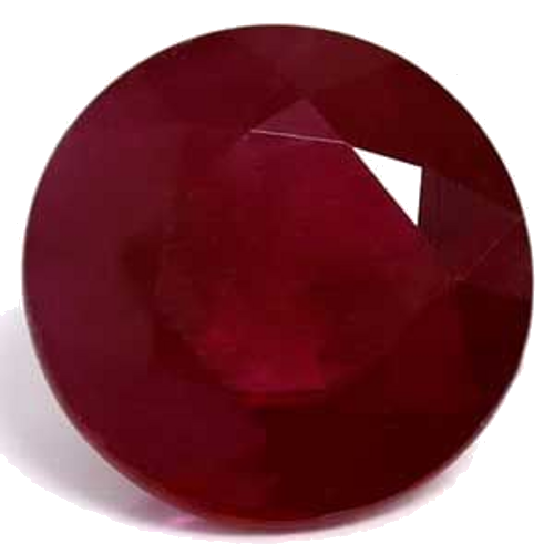 1.39 carat RED Round Rubinas (1)