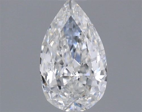 0.5 carat D-VVS2 Natūralus Pear Deimantas (1)