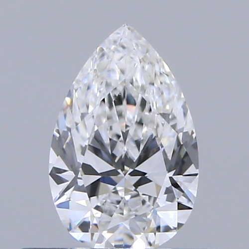 0.37 carat E-VVS1 Natūralus Pear Deimantas (1)