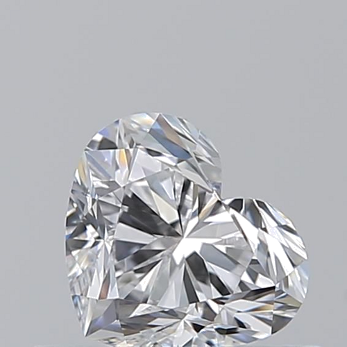 0.54 carat D-VVS1 Natūralus Heart Deimantas (1)