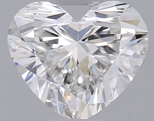 0.47 carat F-VS1 Natūralus Heart Deimantas (1)