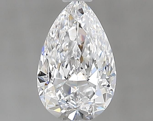 0.72 carat D-VS1 Natūralus Pear Deimantas (1)