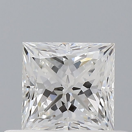 0.5 carat F-VVS2 Natūralus Princess Deimantas (1)