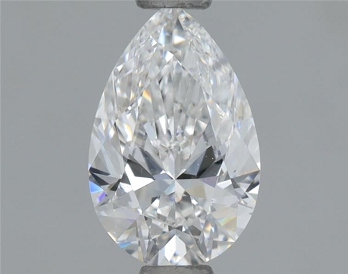 0.63 carat D-VS1 Natūralus Pear Deimantas (1)