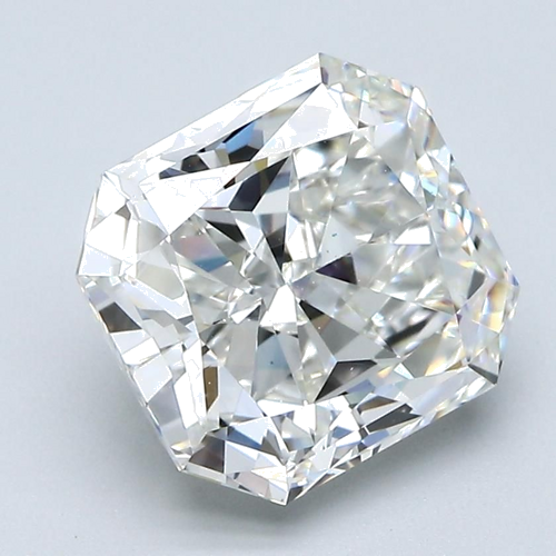 3.71 carat H-VS1 Natūralus Radiant Deimantas (1)