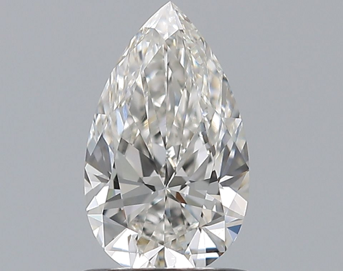 0.9 carat G-VS2 Natūralus Pear Deimantas (1)