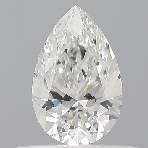 0.5 carat G-VS2 Natūralus Pear Deimantas (1)