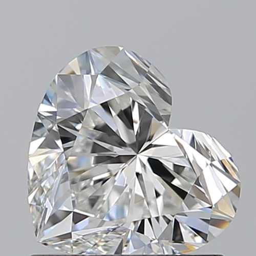 0.9 carat G-VS1 Natūralus Heart Deimantas (1)