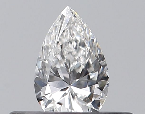 0.23 carat F-VS1 Natūralus Pear Deimantas (1)