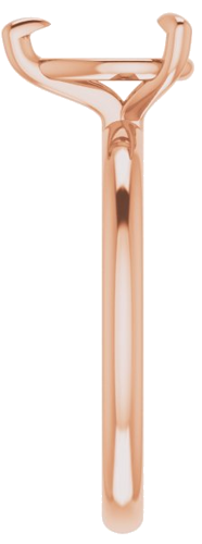 Sužadėtuvių Žiedas „Solitaire“ 585 Rožinis Aukso Pear Shape 9mm x 6mm (4)