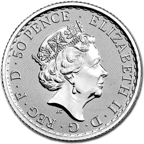 1/4 oz Britannia 2021 Didžioji Britanija sidabrinė moneta (2)