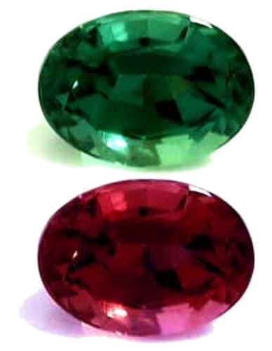 0.41 carat GREEN Oval Alexandrite (1)