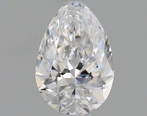 0.52 carat D-VVS2 Natūralus Pear Deimantas (1)