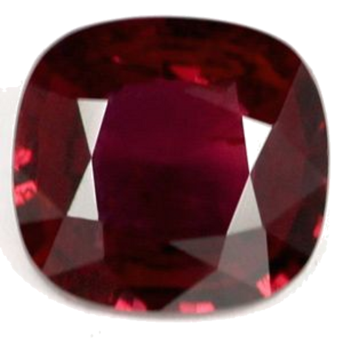2.46 carat RED Cushion Rubinas (1)