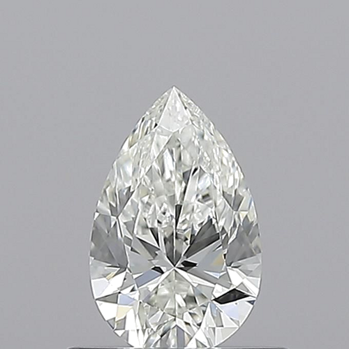 0.5 carat H-VVS1 Natūralus Pear Deimantas (1)
