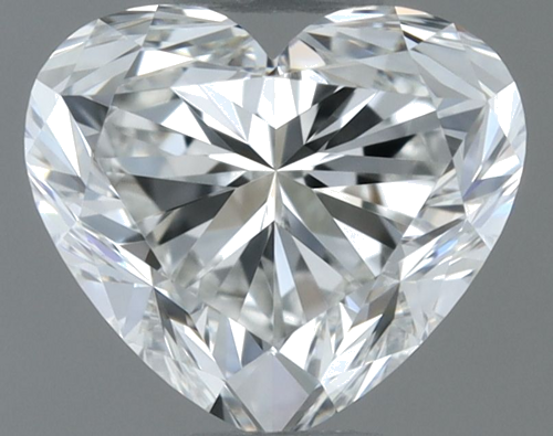 0.6 carat H-VVS1 Natūralus Heart Deimantas (1)