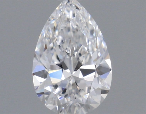0.41 carat D-VVS2 Natūralus Pear Deimantas (1)