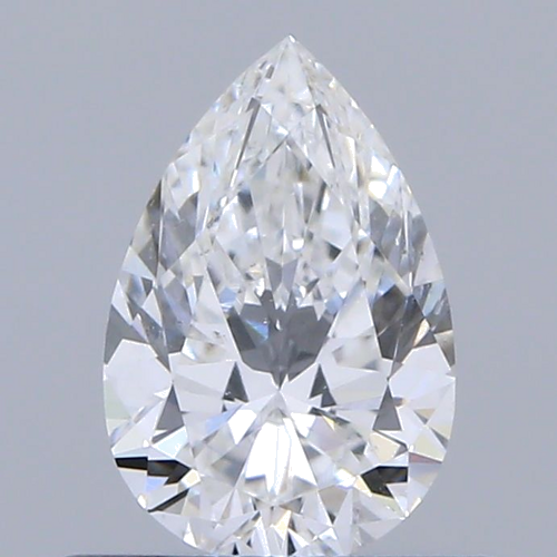 0.51 carat E-SI1 Natūralus Pear Deimantas (1)