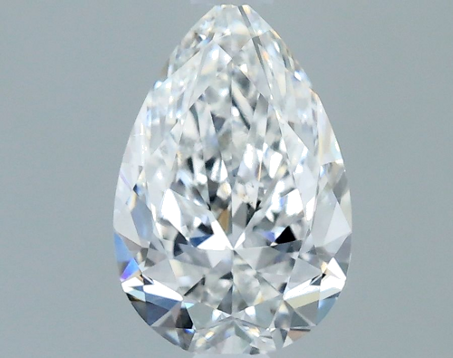 0.7 carat D-SI1 Natūralus Pear Deimantas (1)