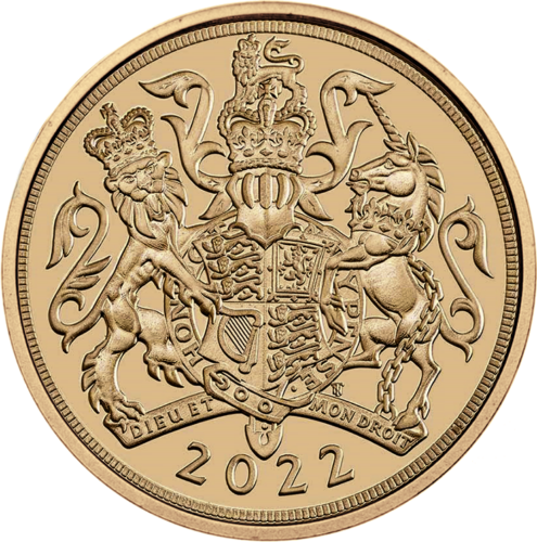 Quarter Sovereign Elizabeth II 2022 Gold Coin (1)